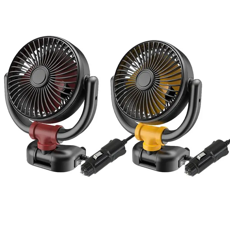 

Electric Car Fans Powerful Cooling, Ultra-Quiet, 360 Rotation Small Portable Fan For Home, Travel, Camping, Outdoor, Indoor