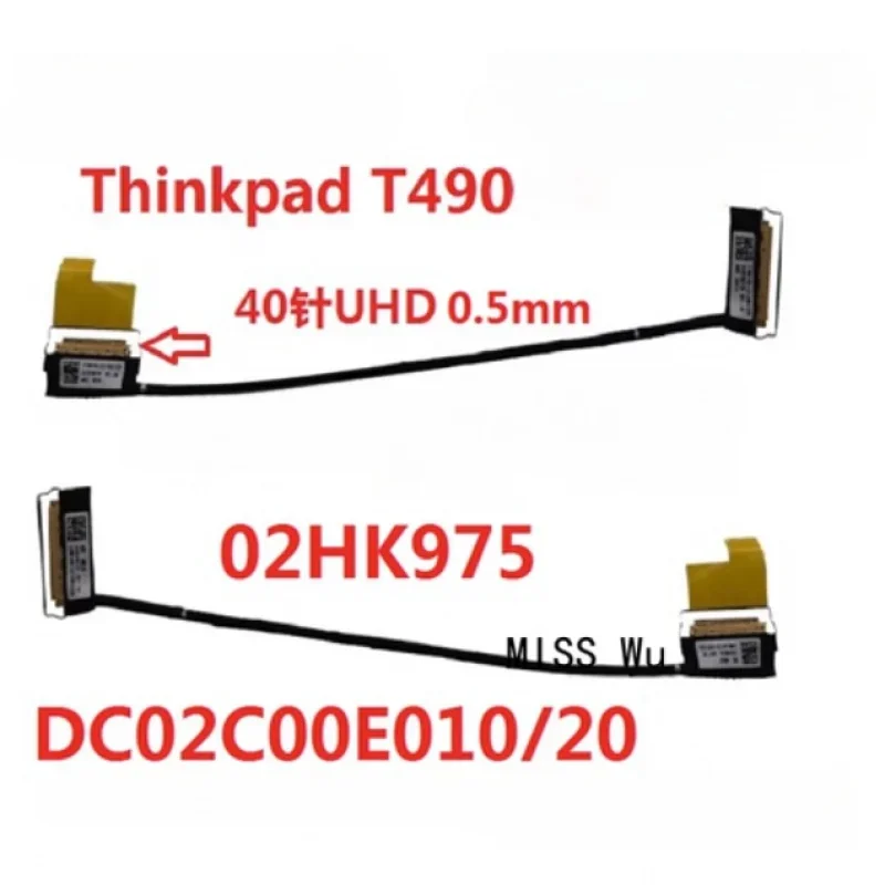 Kabel Laptop Baru Untuk Per Lenovo Thinkpad T490 Kabel Video Lcd 02 Hk975