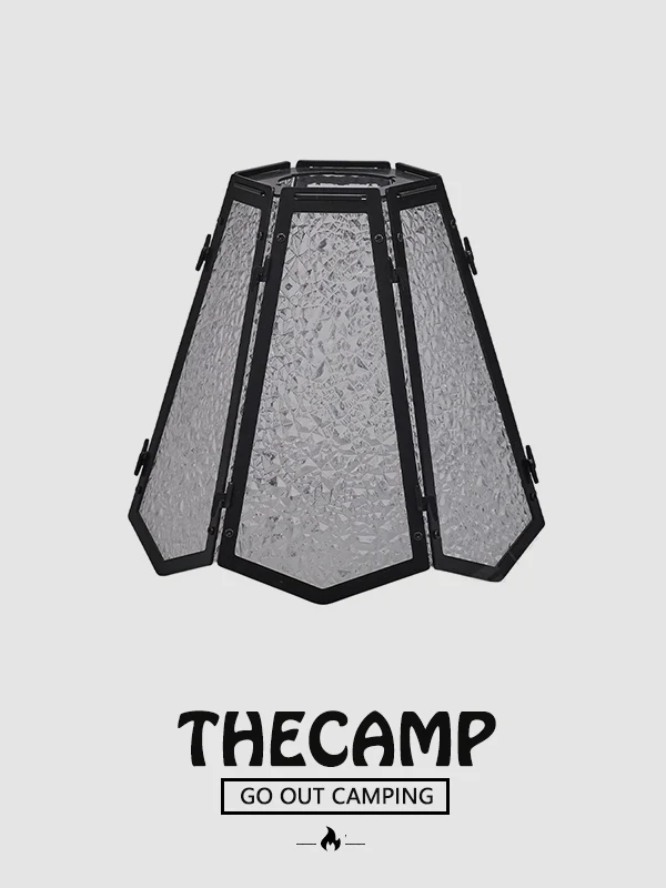 Retro Cam Lantern Glass ade Outdoor Cam Aosphere Hexagonal Lantern Accory for 38Explore Lantern