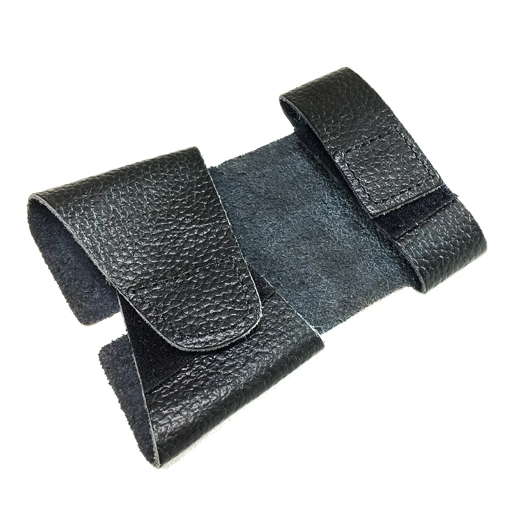

Black Leather Trumpet Instrument Cover Single Ply Grip Musical Instrument Accessories