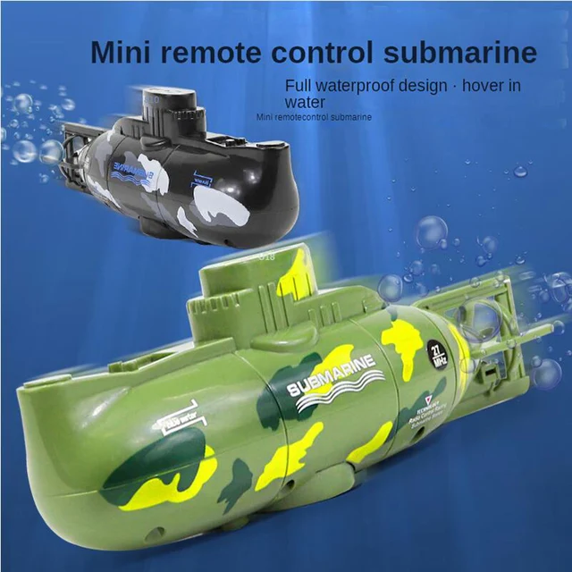 children's remote-controlled submarine nuclear submarine ship-filled hovering waterproof fish tank toy simulation military model 1