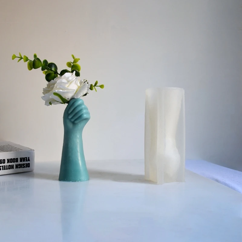 Flower Pot Silicone Mold Concrete Cement Plant Pot Mold Flowerpot Epoxy Resin Mould Makeup Brush Holder Mold