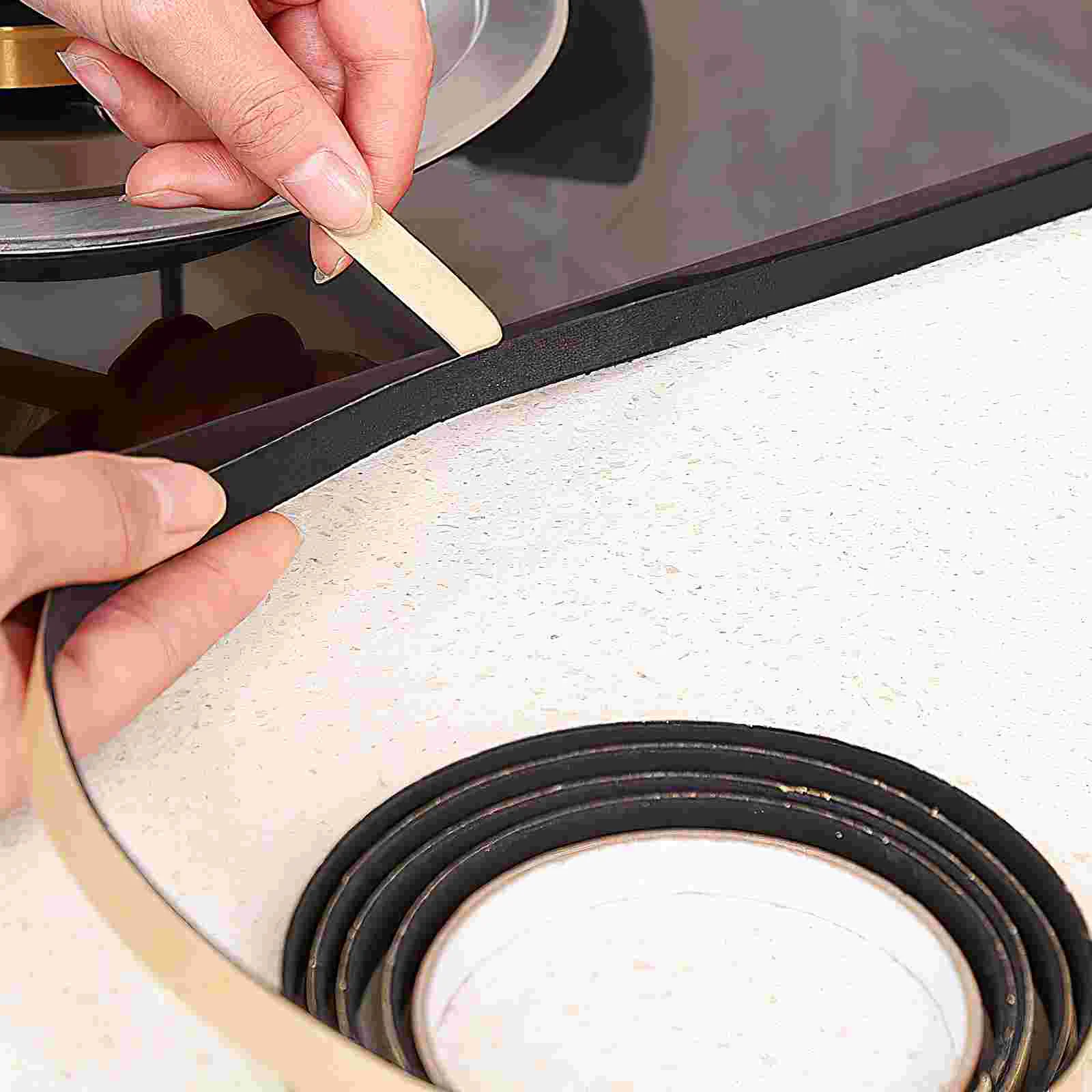Gas Hob Gasket Ceramic Sealant Cooker Sealing Strip Black White Out Tape Tapes Tool Adhesive Pipeline