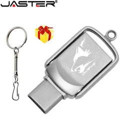 Portable Mini OTG For Mobile Phone USB 2.0 Flash Drive Free Custom Logo Pen Drive TYPE-C Memory Stick 64GB With Key Chain U Disk