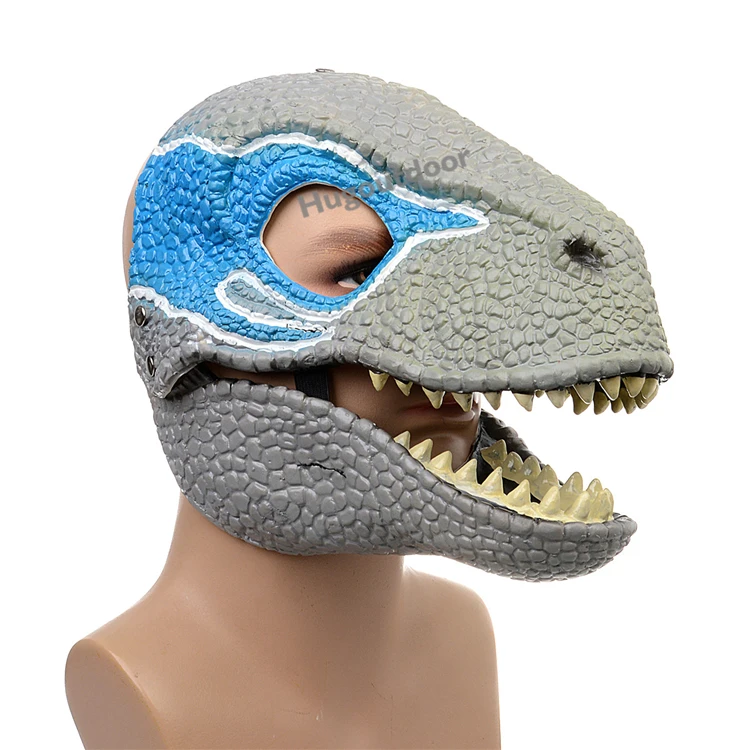 Maschera Di Dinosauro Bocca Mobile Tyrannosaurus Rex Maschera Jurassic Park Raptor Copricapo Per Adulti Regali Divertenti E Divertenti