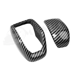 Enhanced Car Gear Shift Knob Cover Trim (Carbon Fiber)
