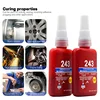 Threadlocker 222 242 243 263 271 272 290 Blue Screw Glues Thread Locking Agents Anaerobic Glue Anti-loose Fastening Sealant 1