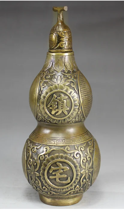 

Тыква из чистой меди, тыква Багуа, медная тыква, городской дом, благоприятная Тыква с крышкой, украшение ручной работы