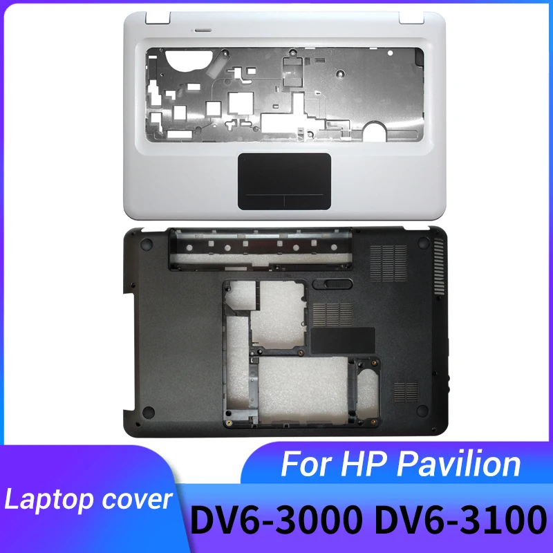 Для HP Pavilion DV6 DV6-3000 DV6-3100, верхняя часть без отверстия для отпечатка пальца/Нижняя крышка ноутбука чехол 603689-001/3ELX6BATP00 Для HP Pavilion DV6 DV6-3000 DV6-3100, верхняя часть без отверстия для отпечатка пальца/Нижняя крышка ноутбука чехол 603689-001/3ELX6BATP00