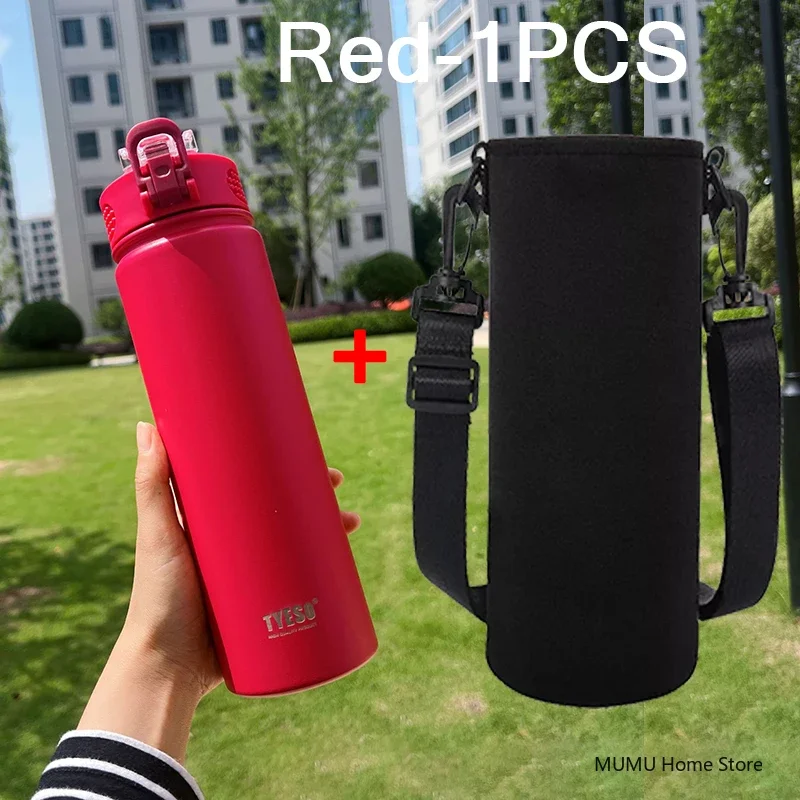 Red With Cup Bag