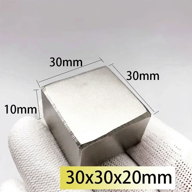 N35 30x30x20 30x30x25 30x20x20 N35 super silná hranatý neodym pult uzavřít  magnetem motorový vyvíječ řídký země magnety magnetický