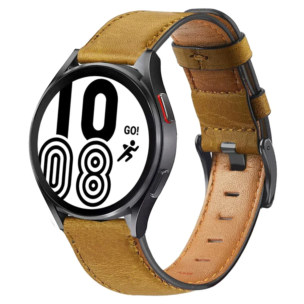 22 مللي متر 20 مللي متر حزام من الجلد لساعة سامسون...