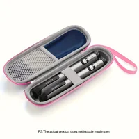 Étui de voyage réfrigéré à l'insuline, étui de voyage à l'insuline portable, réfrigération 2-4 heures, livré avec un sac de glace réutilisable de 1 65 g 1