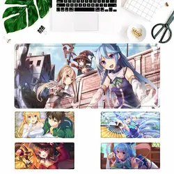 Konosuba gods alfombrilla de ratón bendición en este mundo maravilloso, para ordenador portátil, PC, escritorio, para juegos grandes, barata