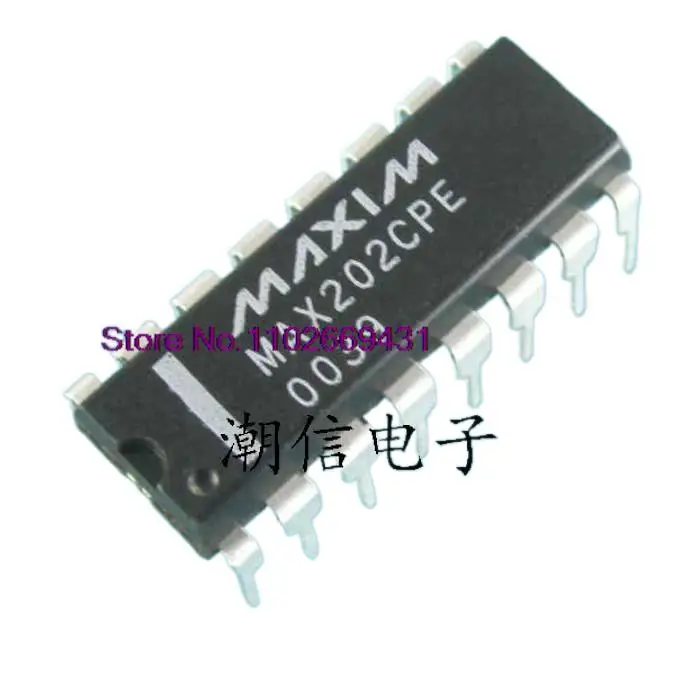 

5PCS/LOT MAX202CPE DIP-16 Original, in stock. Power IC