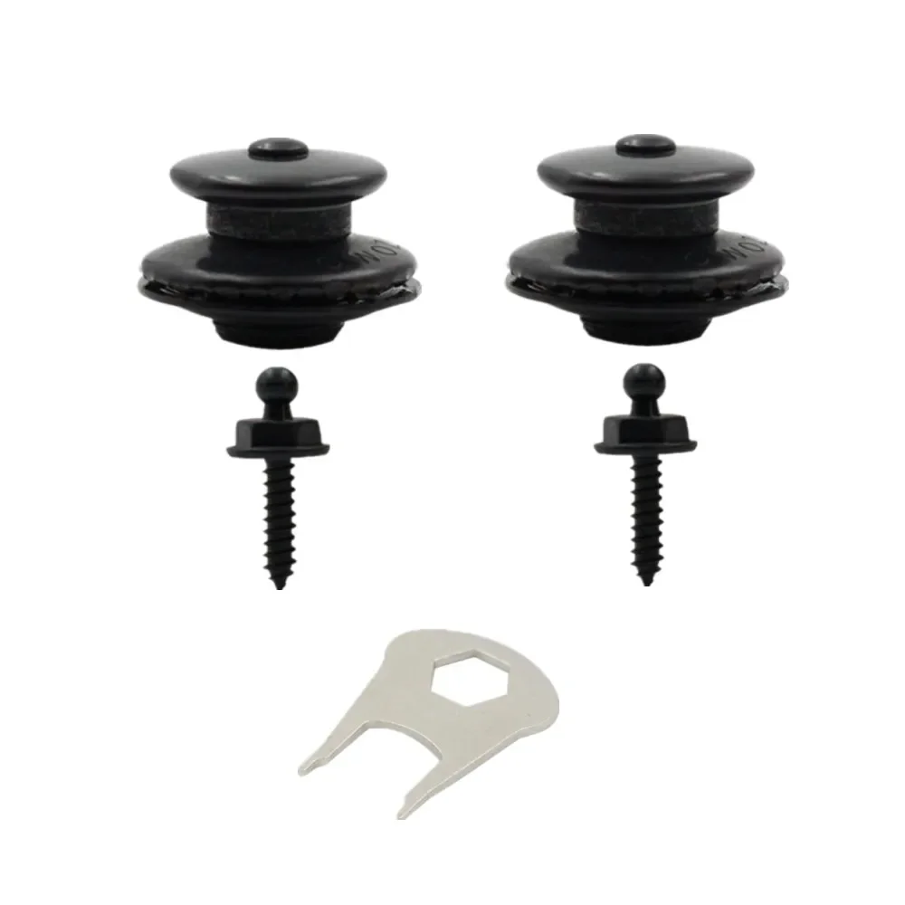 Fastener Quick Removable / Quick Detach Strap Retainer System Stainless Steel M4 x 16mm Screws For Electric Acoustic Guitar