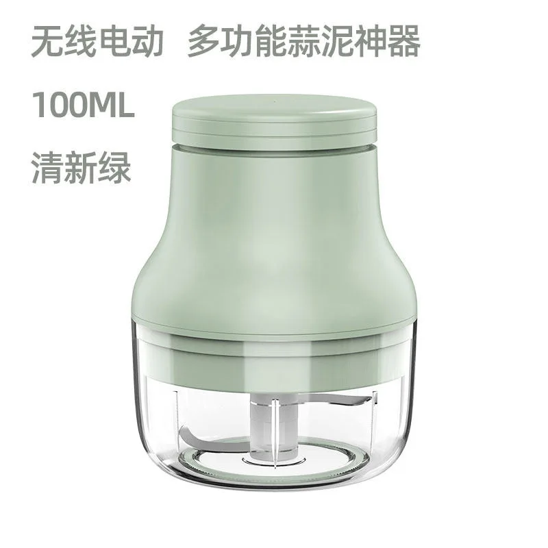 USB Rechargeable Electric Vegetable Cutter,Kitchen Tools Slicer Fruit Chopper Garlic Crusher Press Meat Grinder Potato Masher