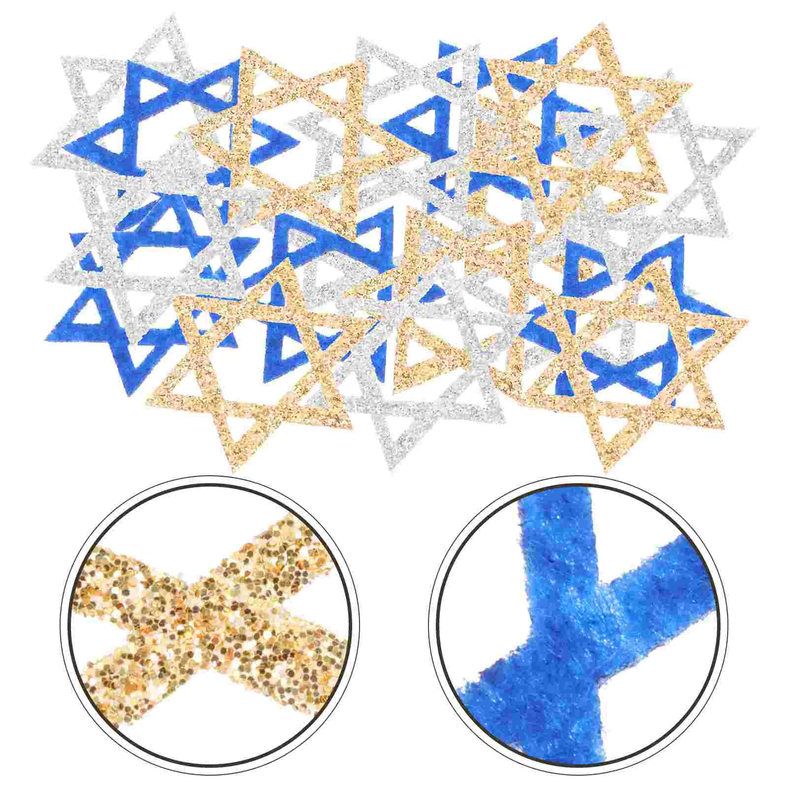 

Hanukkah Party Decoration Star Table Scatter Party Table Six Pointed Star Candlestick Dining Table Hannukah decorations