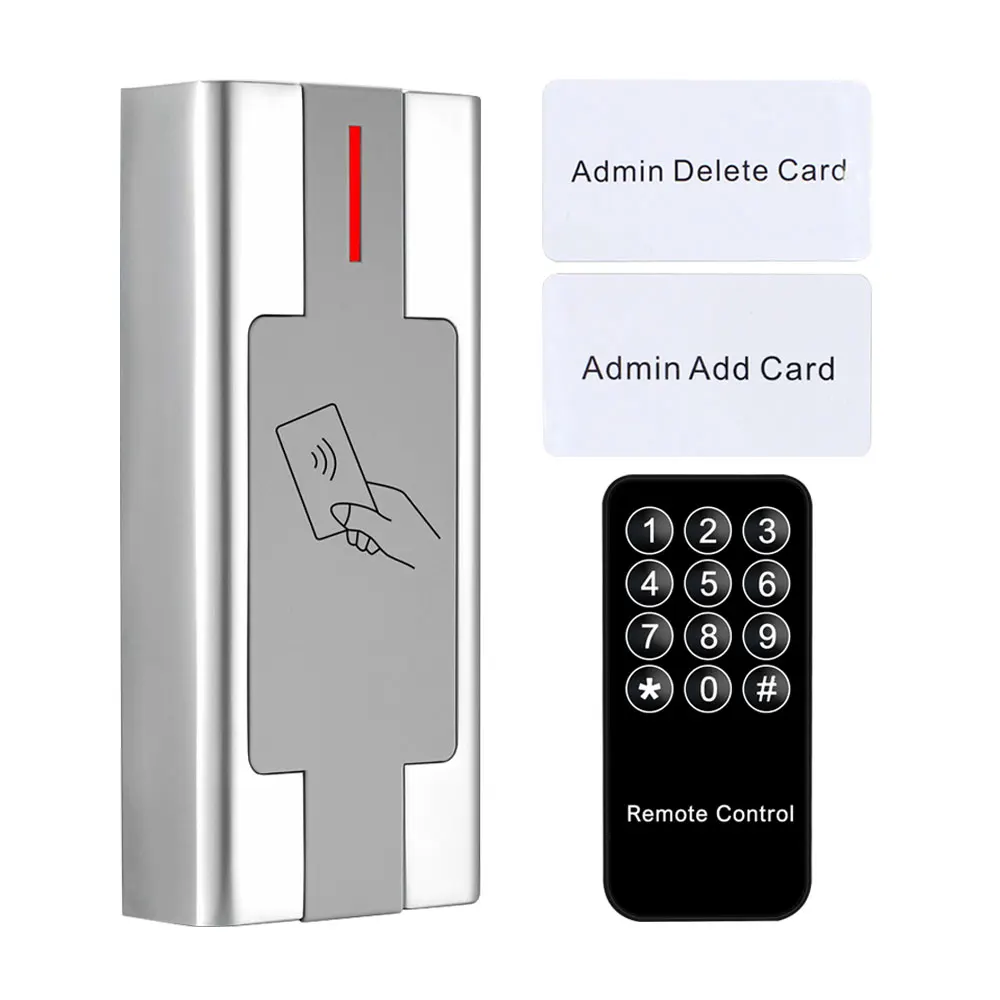 Outdoor Standalone Zinc Alloy Metal Keypad Waterproof IP67 3000User RFID Card Reader Wiegand Controler for Access Control System images - 6