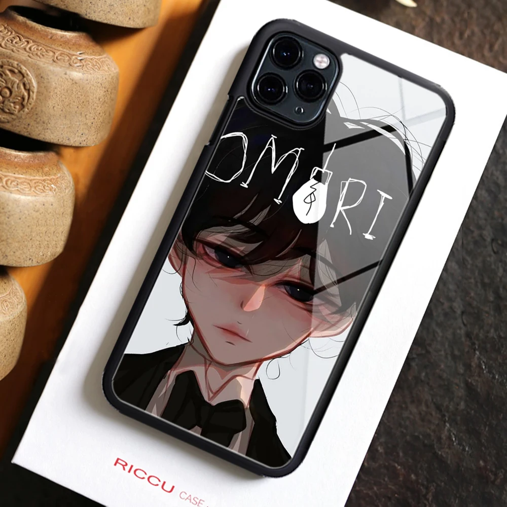 Omori футболка Fanart Игра женская резина для iPhone13 12 11Pro Max XS 8 7 6splus X SE 2020 XR 12Mini Обложка