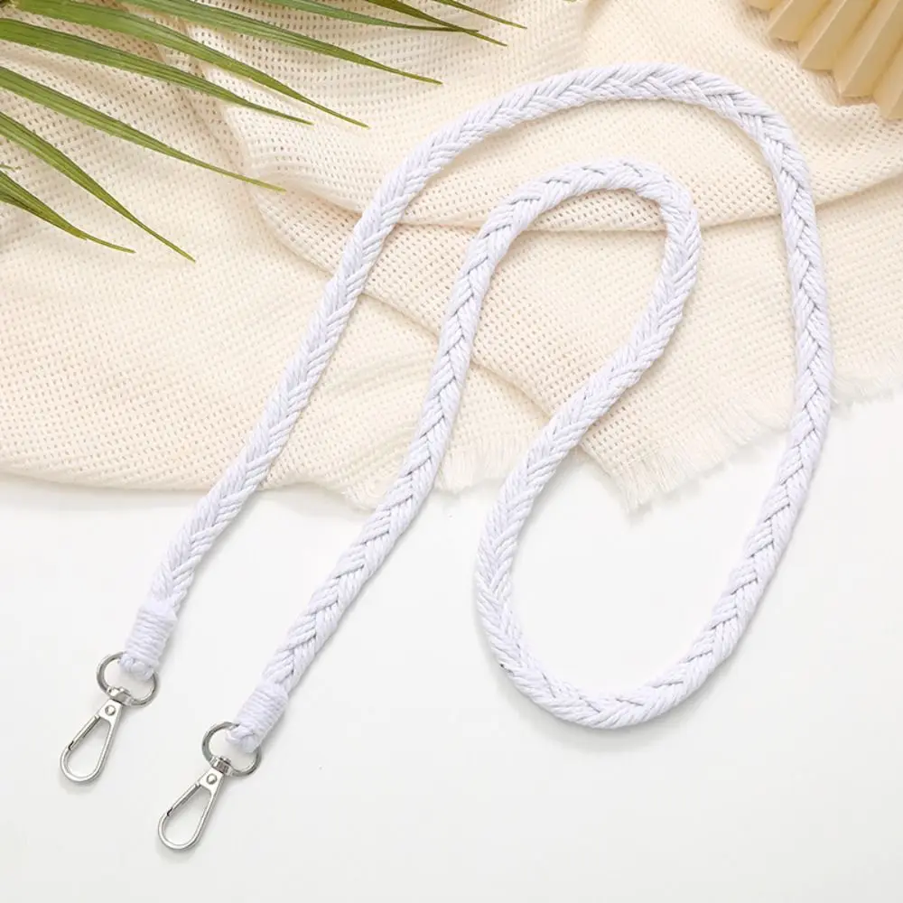 Handwoven Braided Crossbody Bag Strap with Anti-Loss Phone Holder