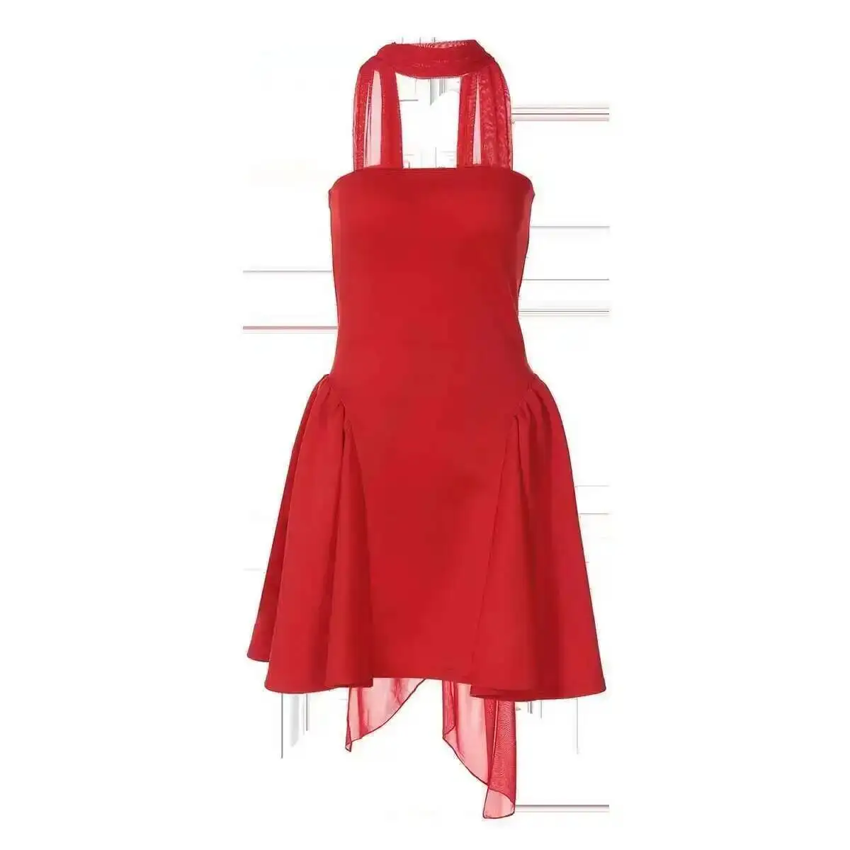 Elegant Off Shoulder A-Line Dress - Sexy Backless Mini Party Dress for Women
