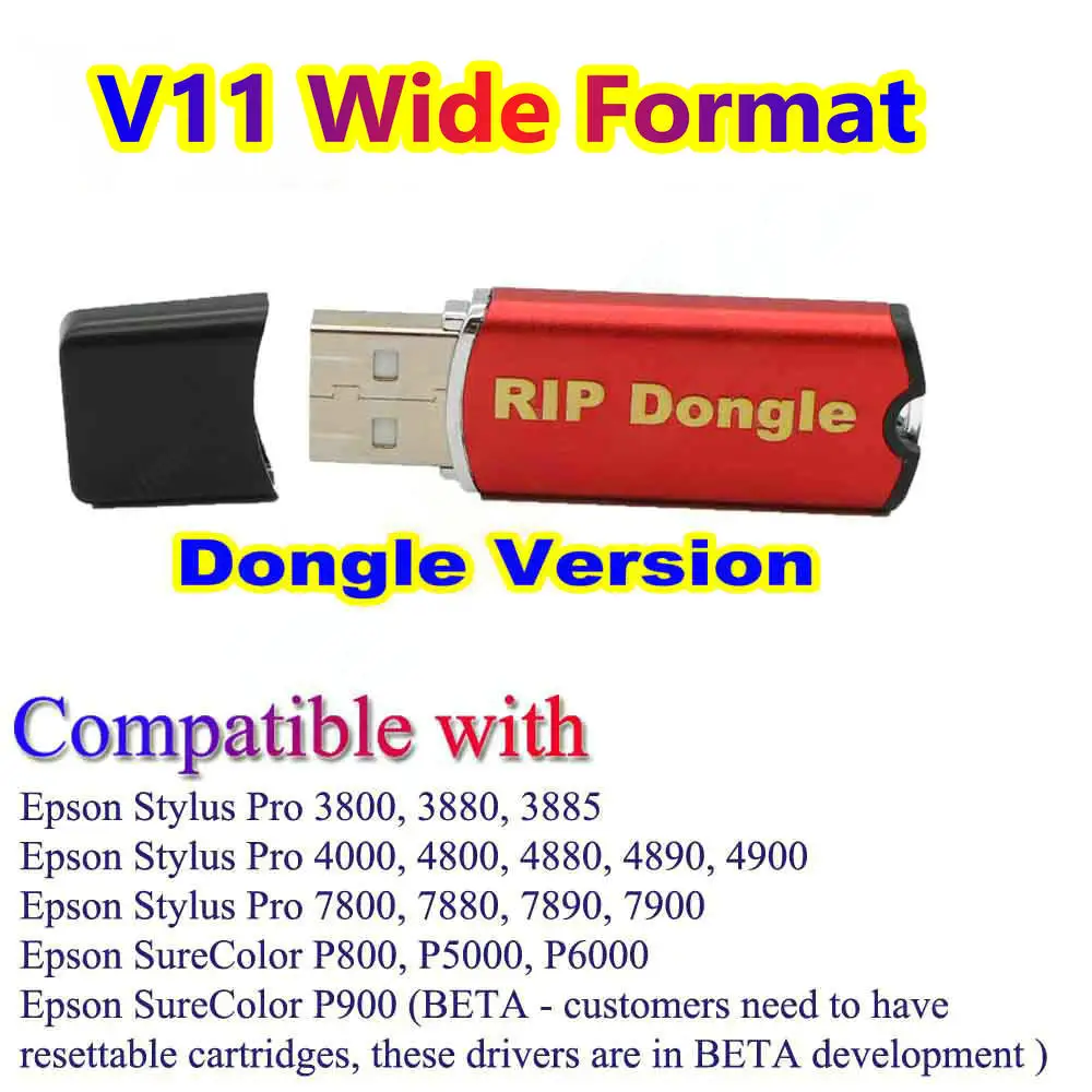 Rip Software Dtf Dongle For Epson 9900 Printing White Color Ink Usb Driver Key For Dtf Printer L18050 L8050 L1800 L8180 Download