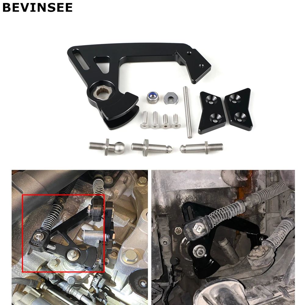 Bras de changement de vitesse rapide manuel réglable, pièce de voiture en aluminium, Audi A3 8P S3 TT, VW Golf MK5 MK6 MK7 MkPirGTI R