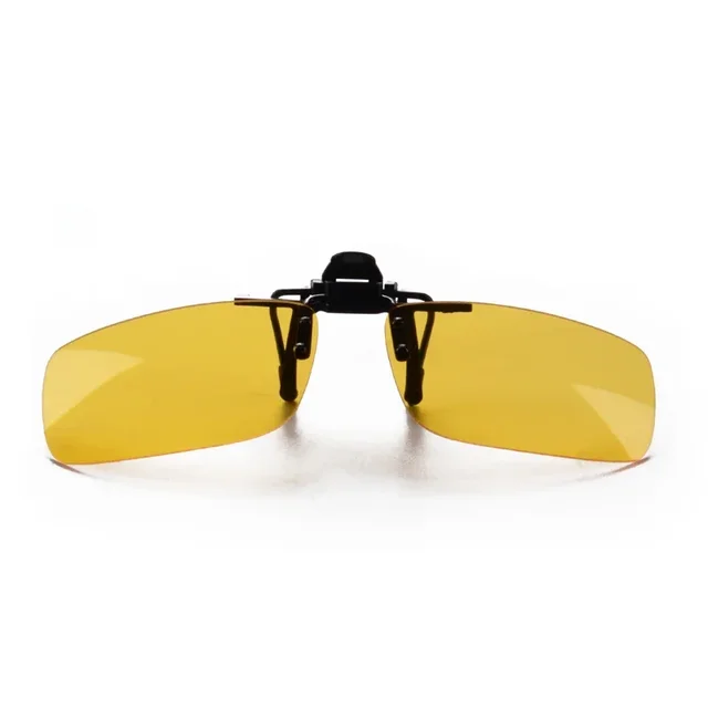 Night Driving Glasses Clip On Semi Round Polarized Clip On
