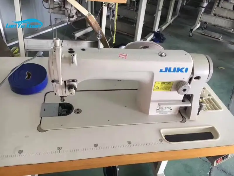 Secondhand Single Needle Jukis Ddl-8700 Industrial Sewing Machines