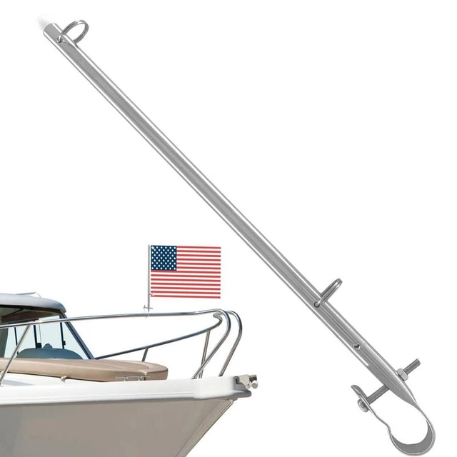 Fishing Rod Holder Flag Pole - Boat Flag Pole Made in USA