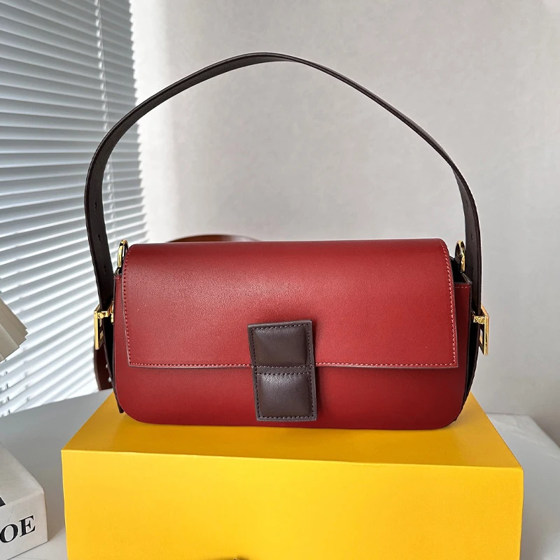 HOT Luxury Designer Handbags Top Quality Real Leather Bags For Women 2024 Brand Shoulder Bag Classic Bags Tote