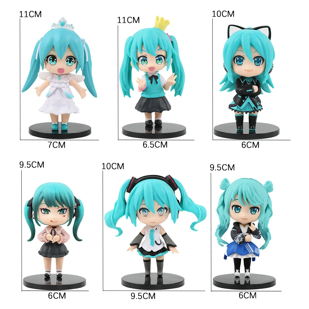 Hatsune Miku Chibi Figures Collectible Mystery Box Set - Anime Decor Gift