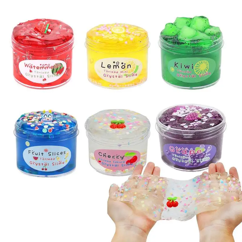 

Fruit Theme 6 Pieces Clear Crunchy Kit Party Favor Colorful Educational Fruit For Birthday Party Favors