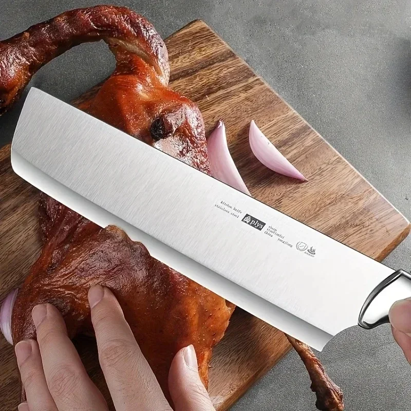 Meat Slicing Knife Professional Chef Sharp Meat Cleaver PP Handle Cutting Watermelon Fruit Knife