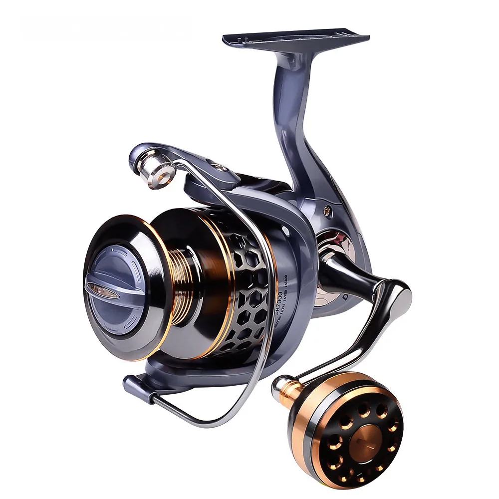 Fishing Reel 2000-7000 Series Drag 21kg Metal/EVA Ball Grip