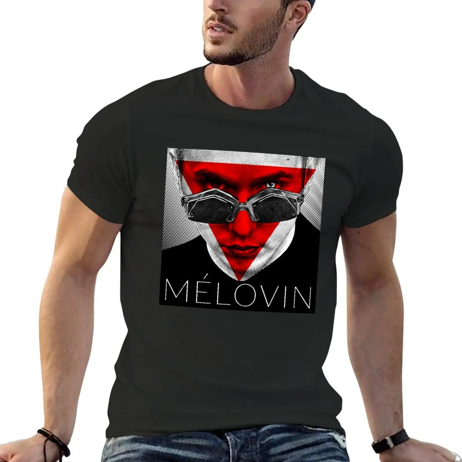 

Mélovin T-Shirt anime shirts graphic tee funny t shirts men