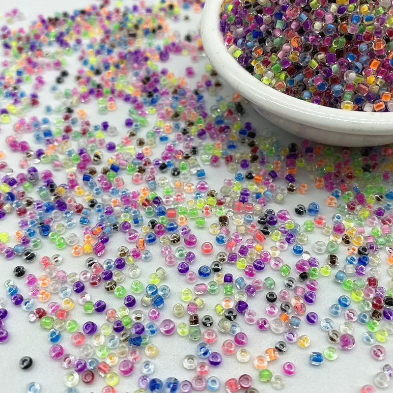 코어 비즈 참 체코 유리 시드 비즈, DIY 팔찌 목걸이 비즈, 쥬얼리 제작용,..