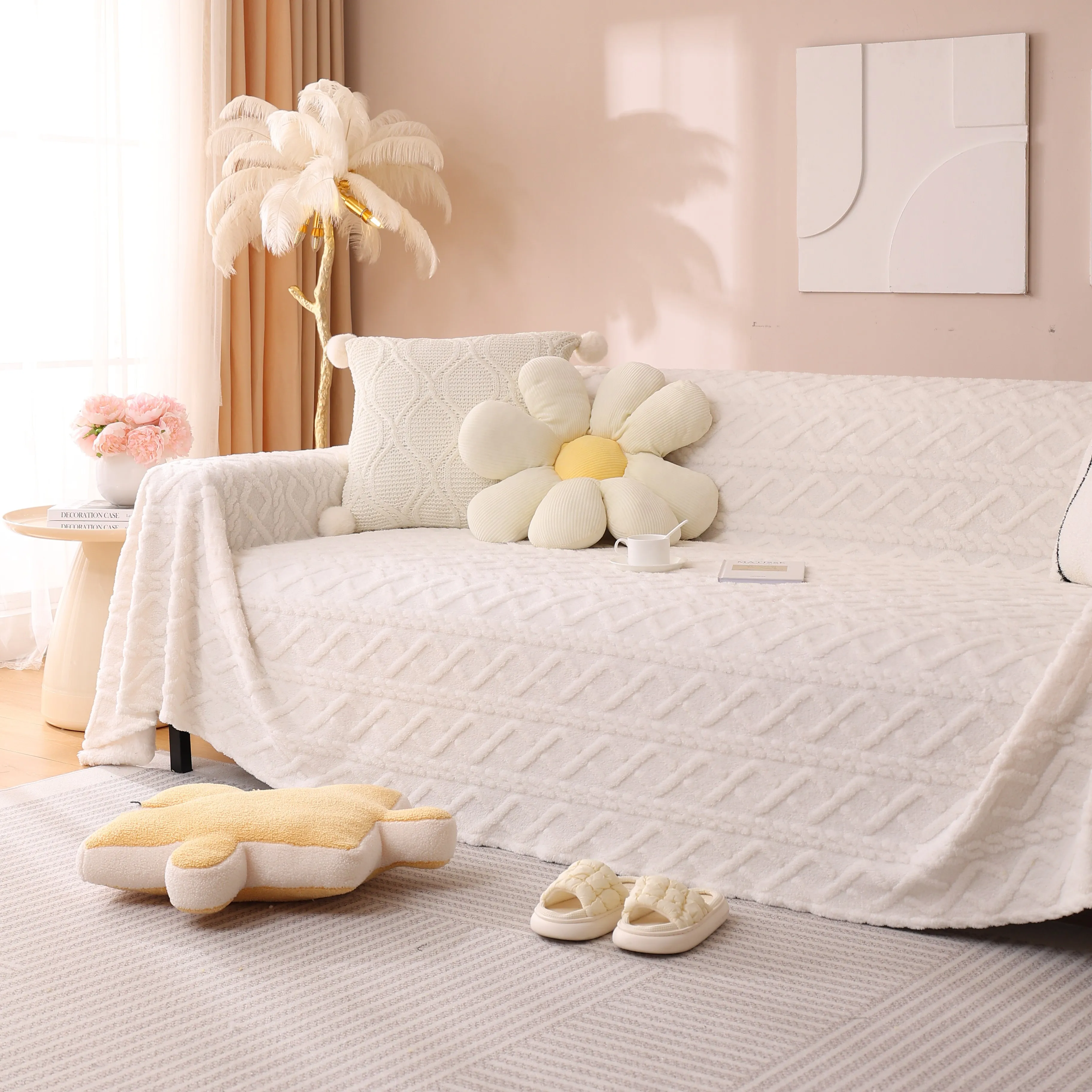 

Reunite Autumn/Winter Plush Sofa Set Set Sofa Mat