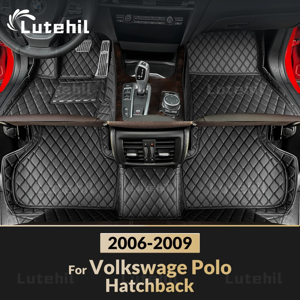 

Автомобильные напольные коврики на заказ для Polo Hatchback 2006-2009 08 07 автомобильный коврик, аксессуары для интерьера, защитные детали