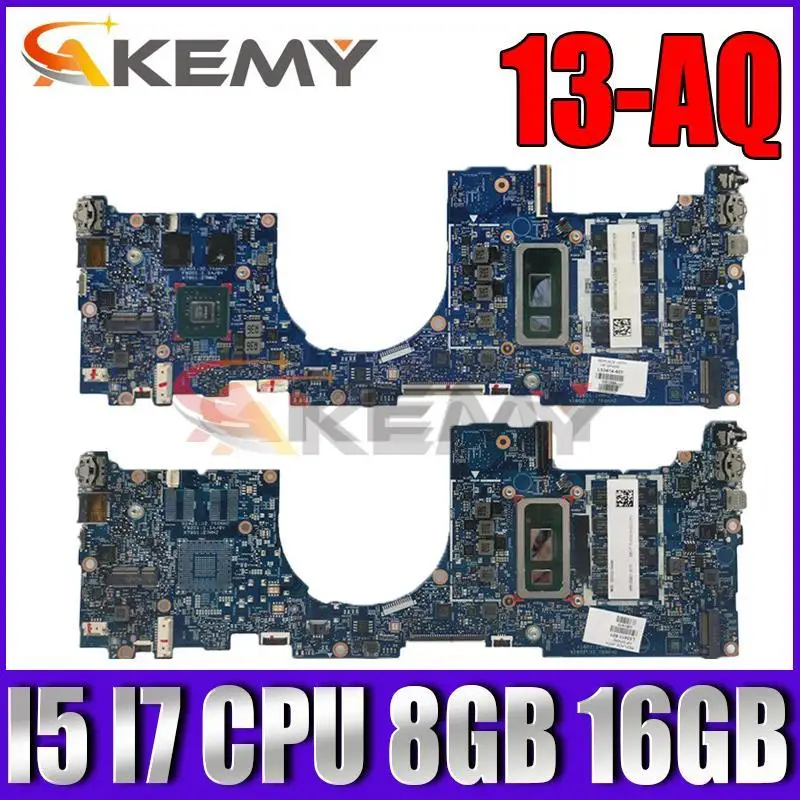 

For HP ENVY 13-AQ Laptop motherboard Mainboard with I5 I7 CPU 8GB 16GB RAM V2G GPU 18744-1 Motherboard