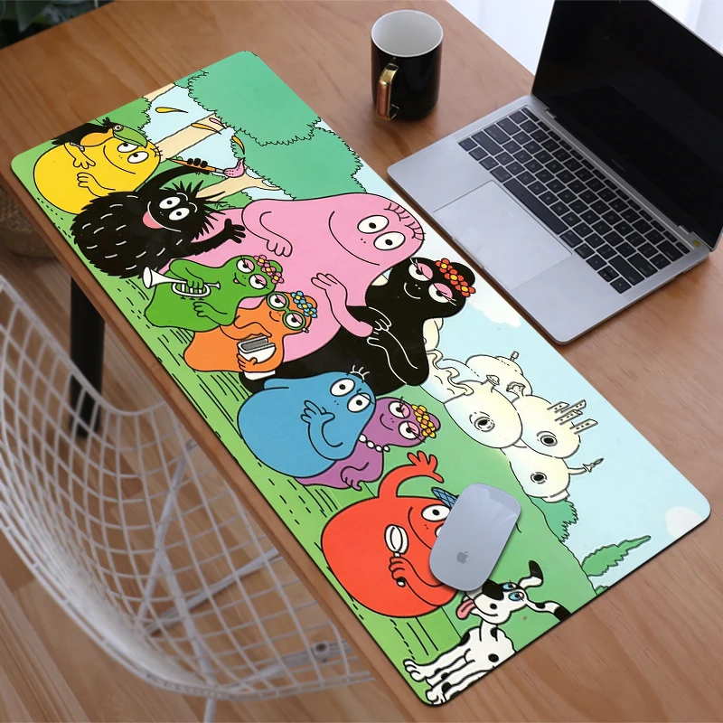 

Xxl Mouse Pad Gamer Barbapapa Non-slip Mat Deskmat Pc Gaming Accessories Mausepad Mousepad Mats Keyboard Cabinet Mause Laptops