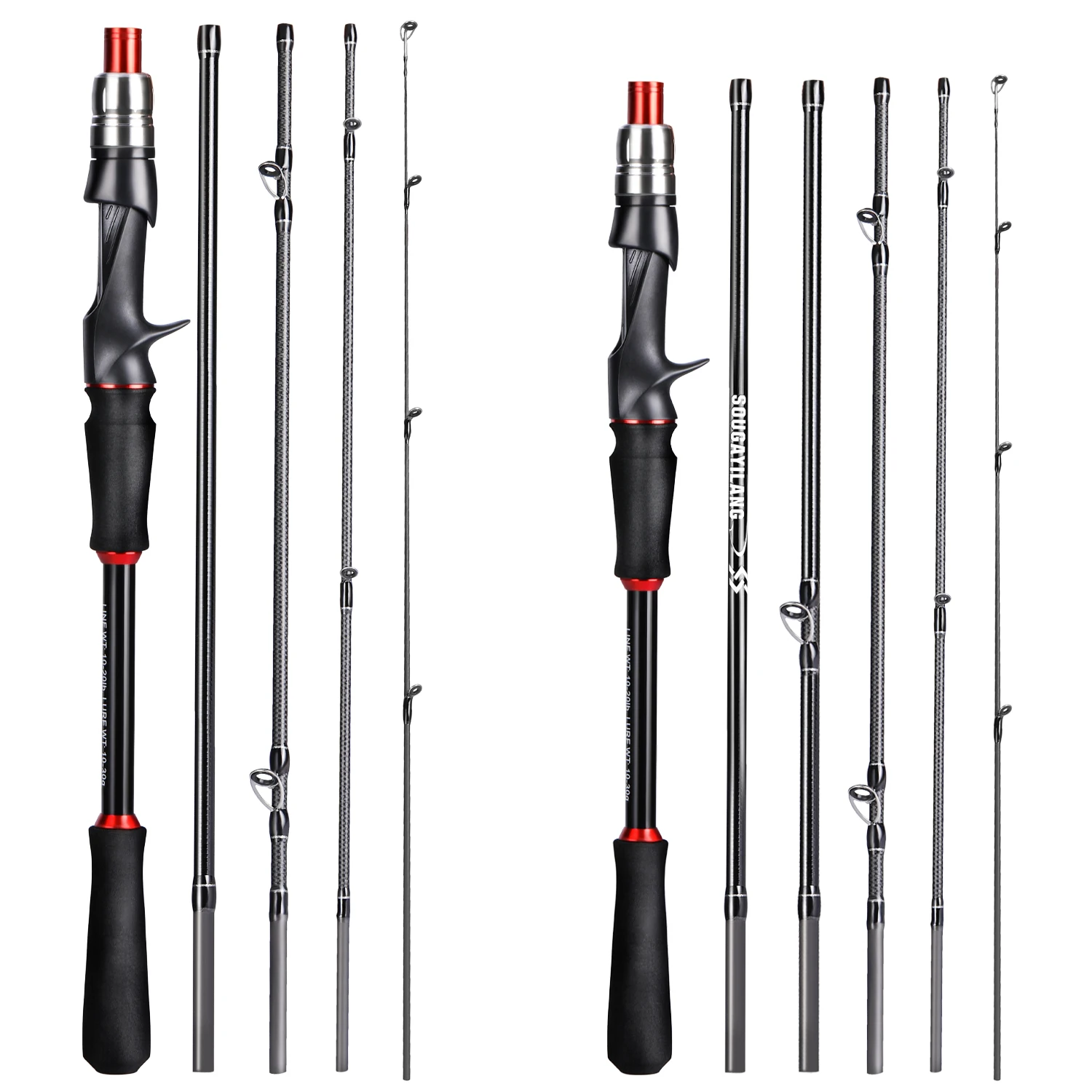 Sougayilang Carbon Fiber Lure Fishing Rod (1.8m/2.1m) 1