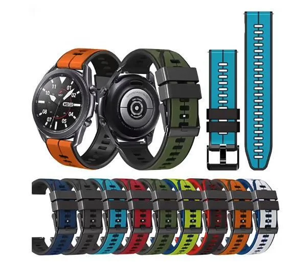 Cinturino In Silicone Per Honor Watch Gs 3/Gs Pro Cinturino Per Honor Magicwatch 2 46Mm 42Mm/Es Cinturino A Doppio Colore