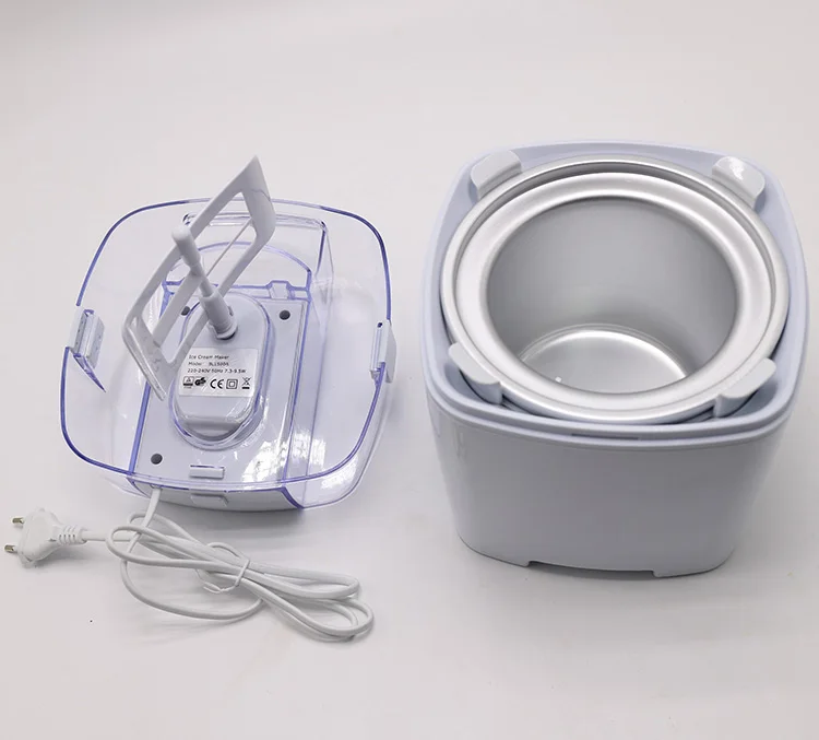 1.5L, Electric DIY Frozen Yogurt Cream Making Machine Fruit Sorbet Maker Ice Cream Maker For Homeuse Party/