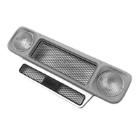 Metallic Front Face Grill set fit RC4WD Gelande2 Cruiser FJ40 Crawler Car RC 1/10 scale 2