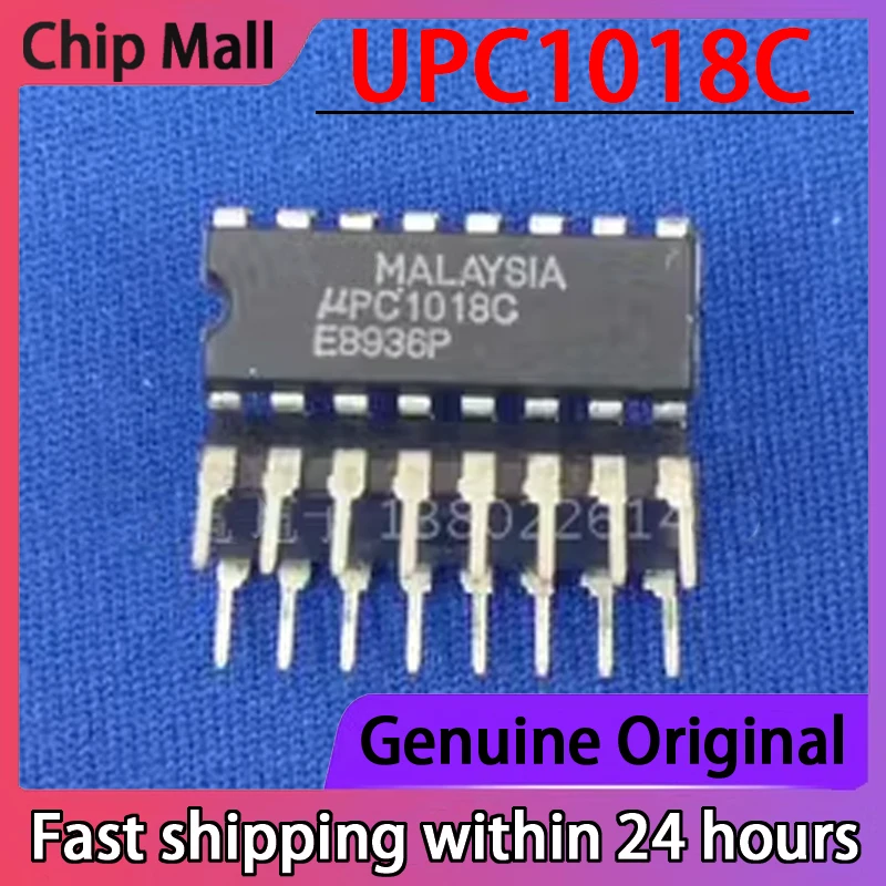 

Оригинальная микросхема усиления UPC1018C C1018C DIP-16 AM, 2 шт.