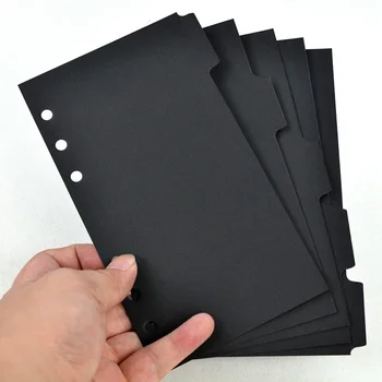 5 Pz/set A5 A6 Raccoglitore Indice Divisori Pagina Indice per Notebook a fogli mobili Scrapbook Diario di Cancelleria Scuola Forniture Per Ufficio
