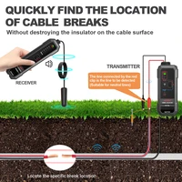 Noyafa NF-818L Underground Cable Locator Wire Tracer Detector with Earphone Test Network Cable Tracker Telephone Line Tester 2