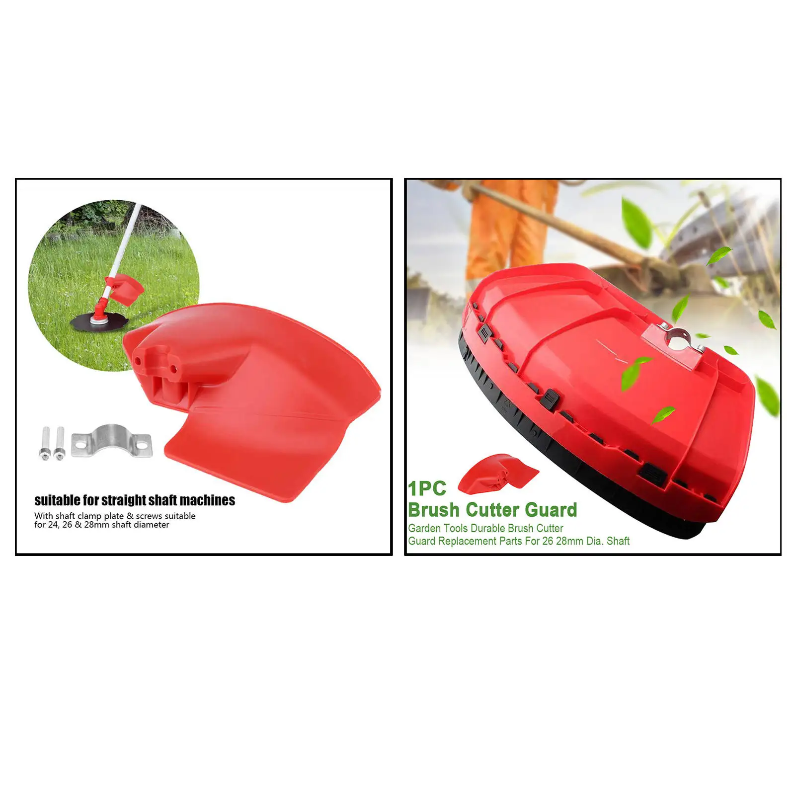 Universal Garden Trimmer Guard Shield Brushcutter Guard Clamp Plate Trimmer Brush Cutter Protection Cover Lawn Mower Parts,brush cutter accessories,mower accessories